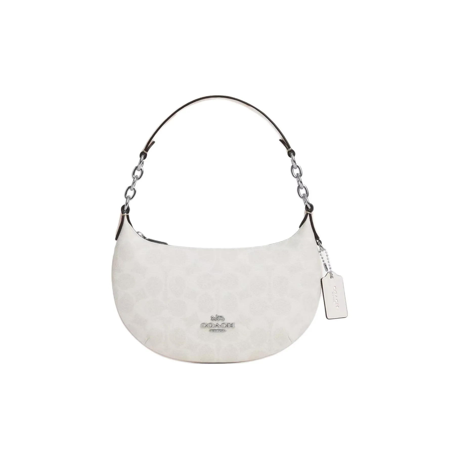 COACH Payton Холст с покрытием и гладкая кожа Сумка Мини Женская Белая