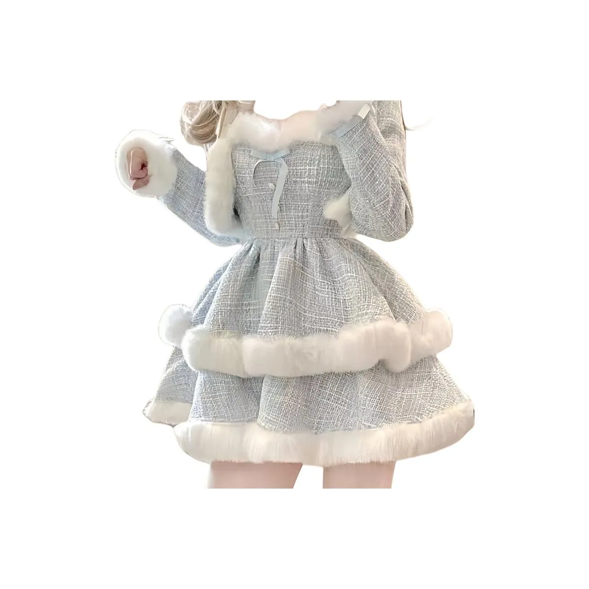 GIUHF Одежда Комплекты Пальто+Юбка Женские Слиплатья