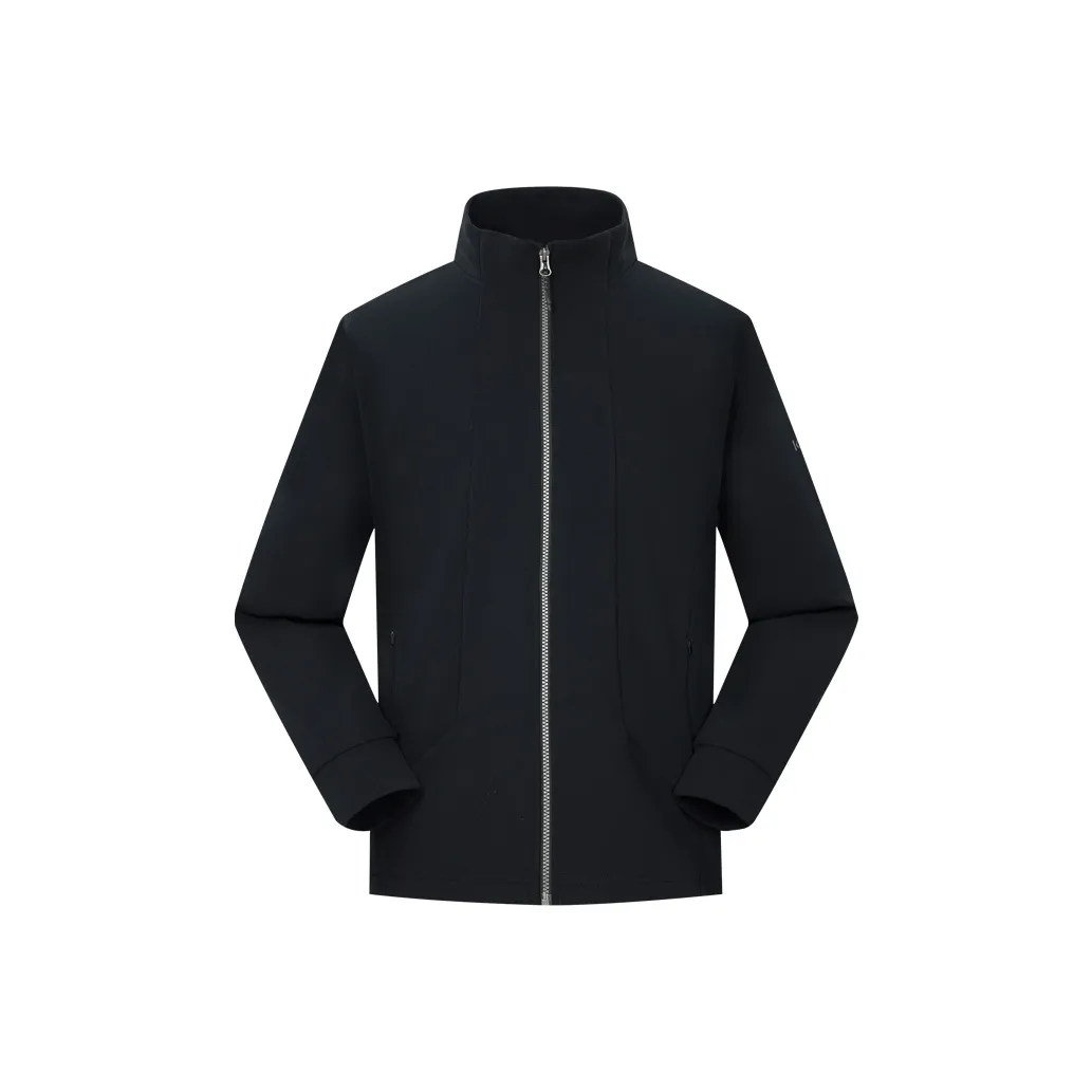 LANBU Чисто Черный 2001LB Мужская Куртка