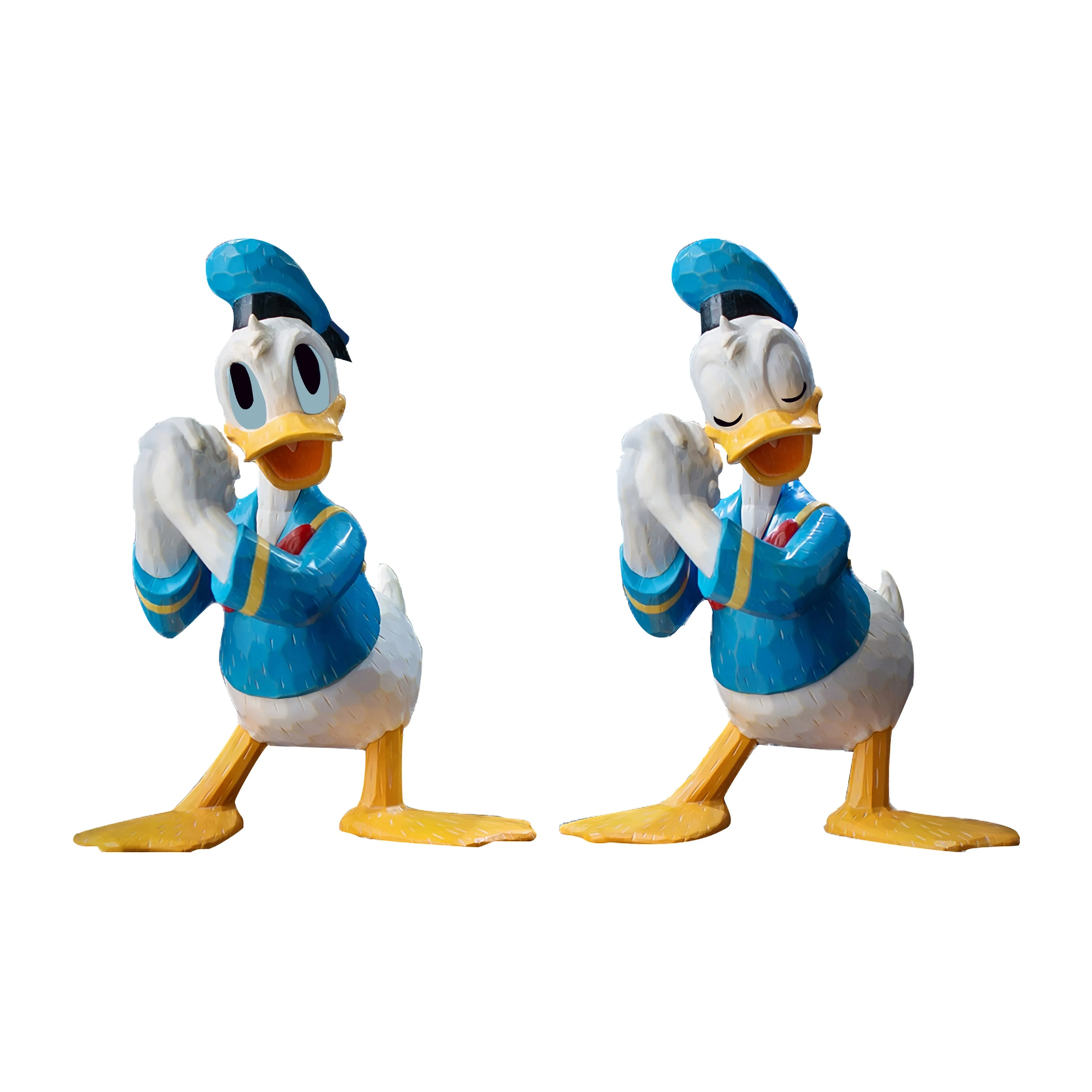 URDU ONE LEGEND X Disney Дональд Дак Съемная Голова с Открыто и Закрытыми Глазами Фигурка в стиле Chibi