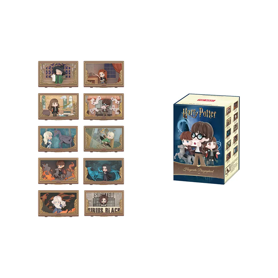 POP MART Harry Potter Hogwarts Figure Print Collection Слепые коробки 10 для одной слепой коробки целой коробки