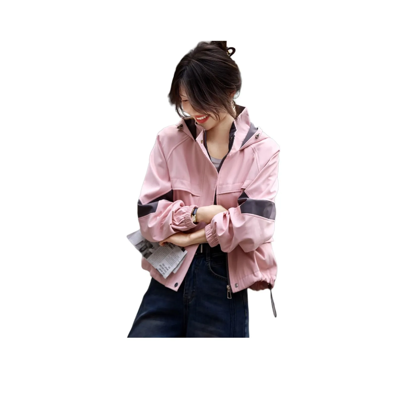 Still quiet Розовый Женские Куртки