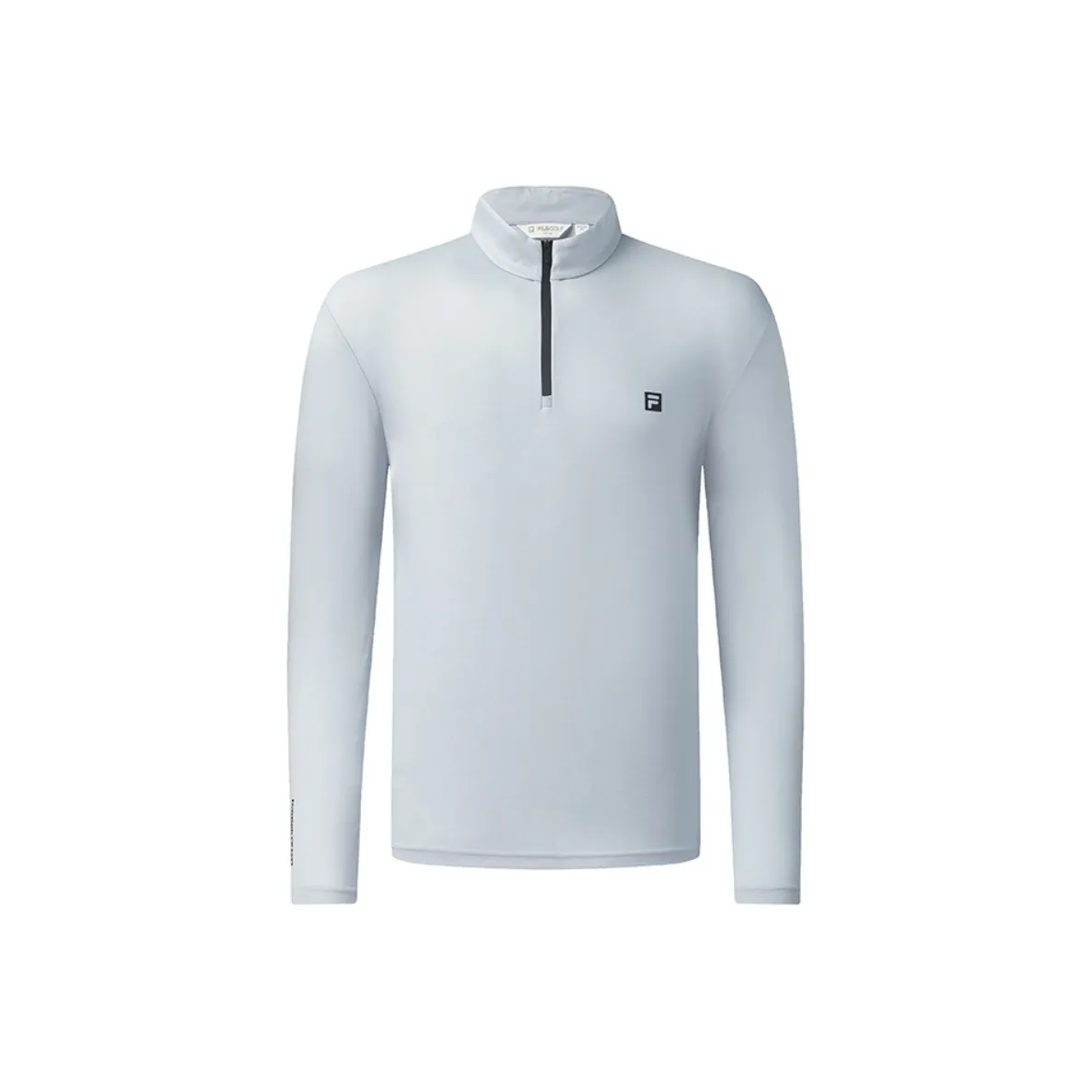 FILA GOLF серия Сатин Серый Синий Мужская T-рубашка