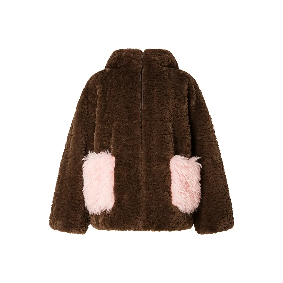 UENA Кофе В наличии Женские Меховые изделия