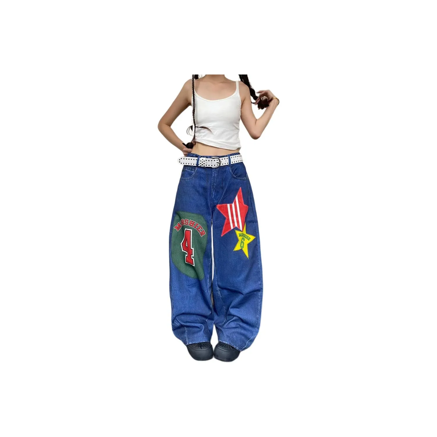 BQERTY Синий Женские Джинсы