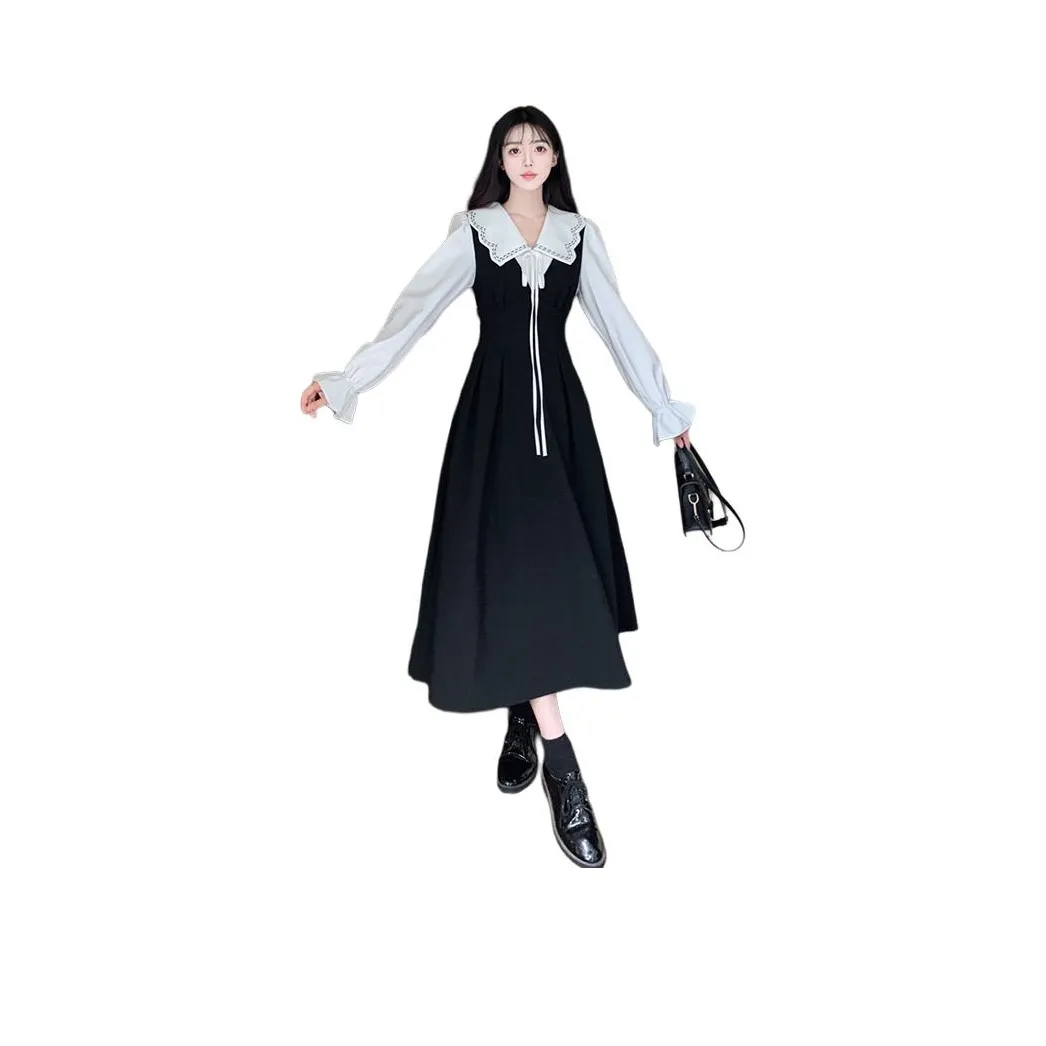 ZCDECO Длинное платье с длинными рукавами женское