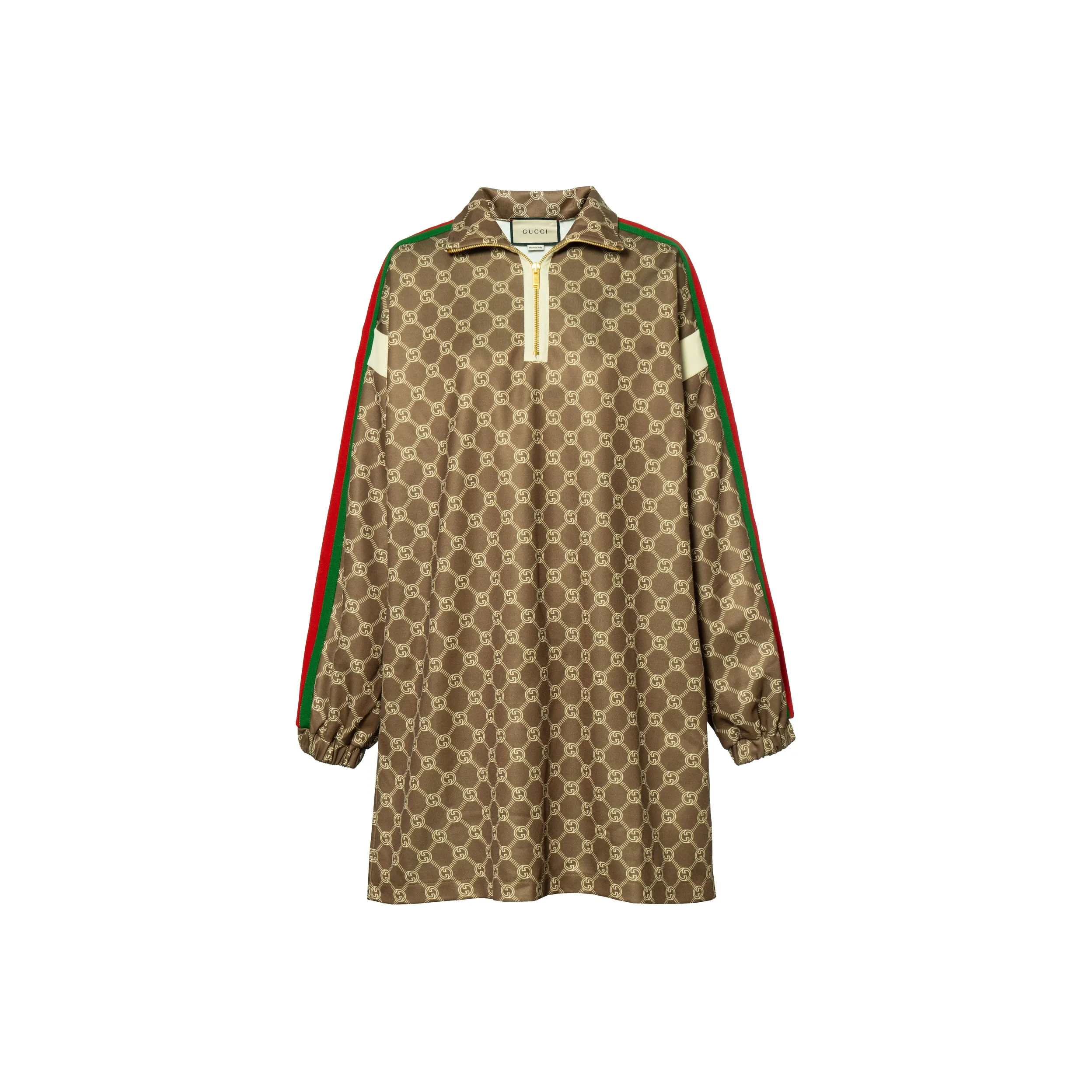 GUCCI Long Sleeved Dresses Women's Khaki