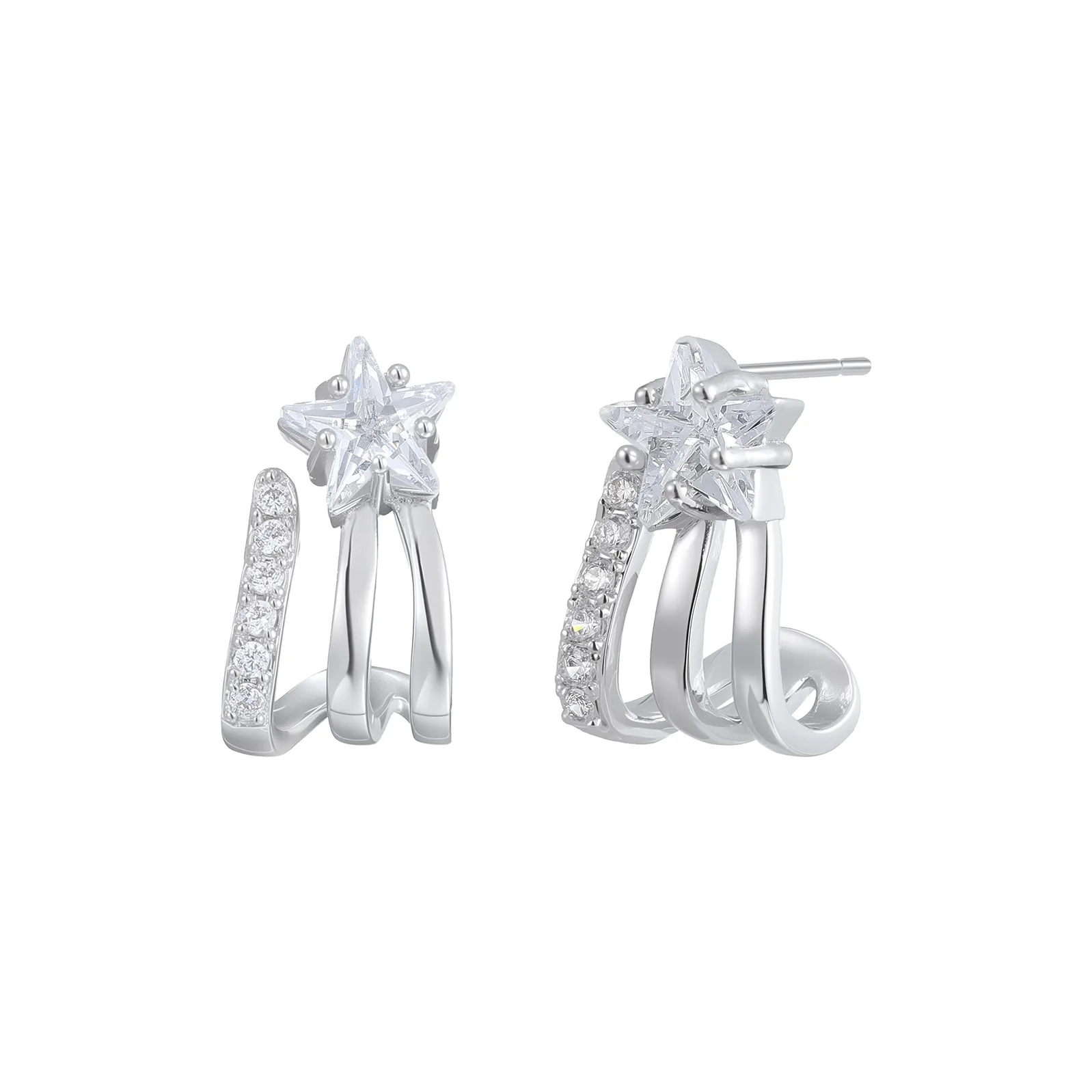 MISS XIA JWY Серьги с цирконием Женские