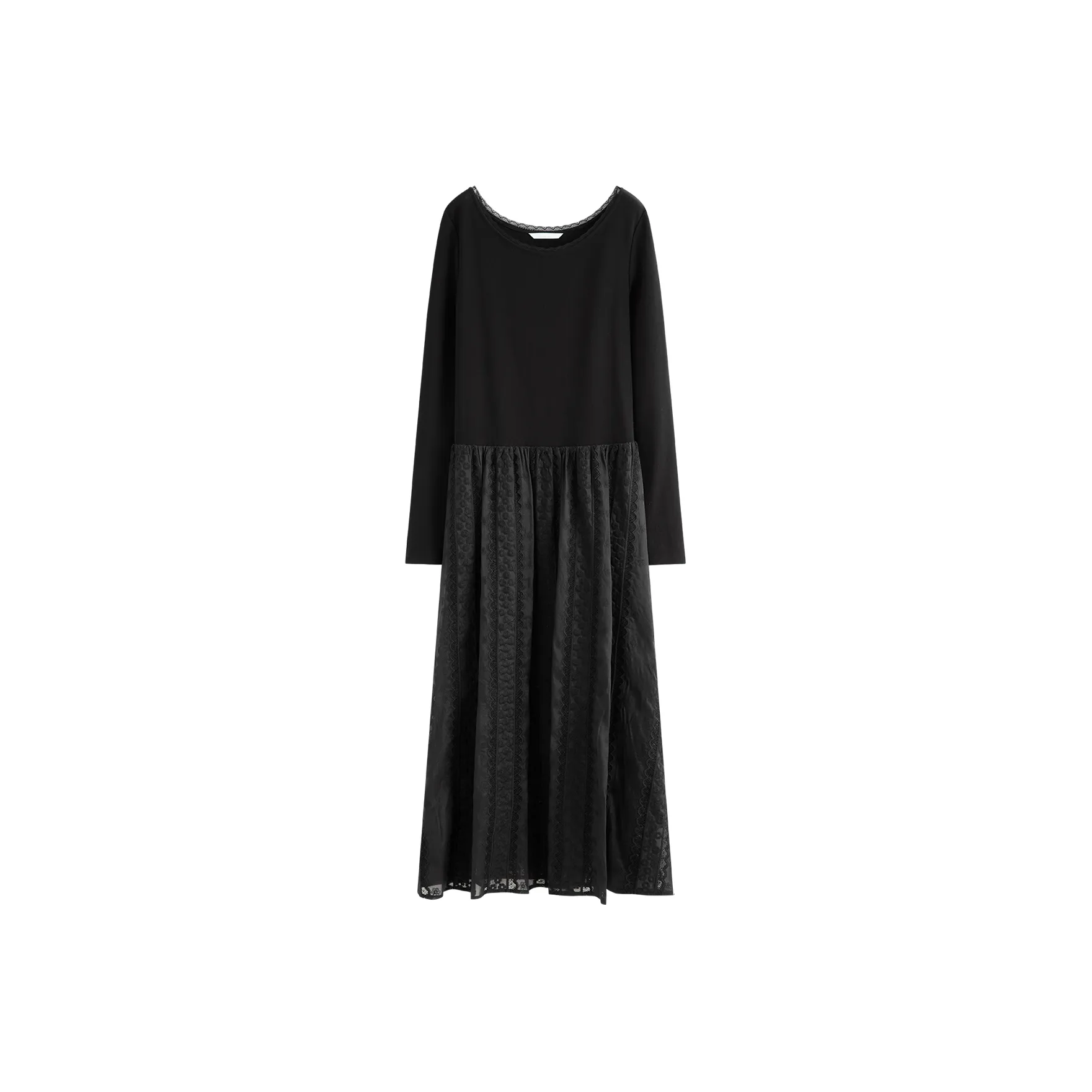 FANSILANEN Длинное платье с длинными рукавами женское