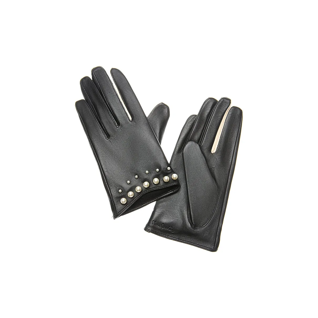 PIERRE CARDIN Sheepskin Перчатки Женские Черные