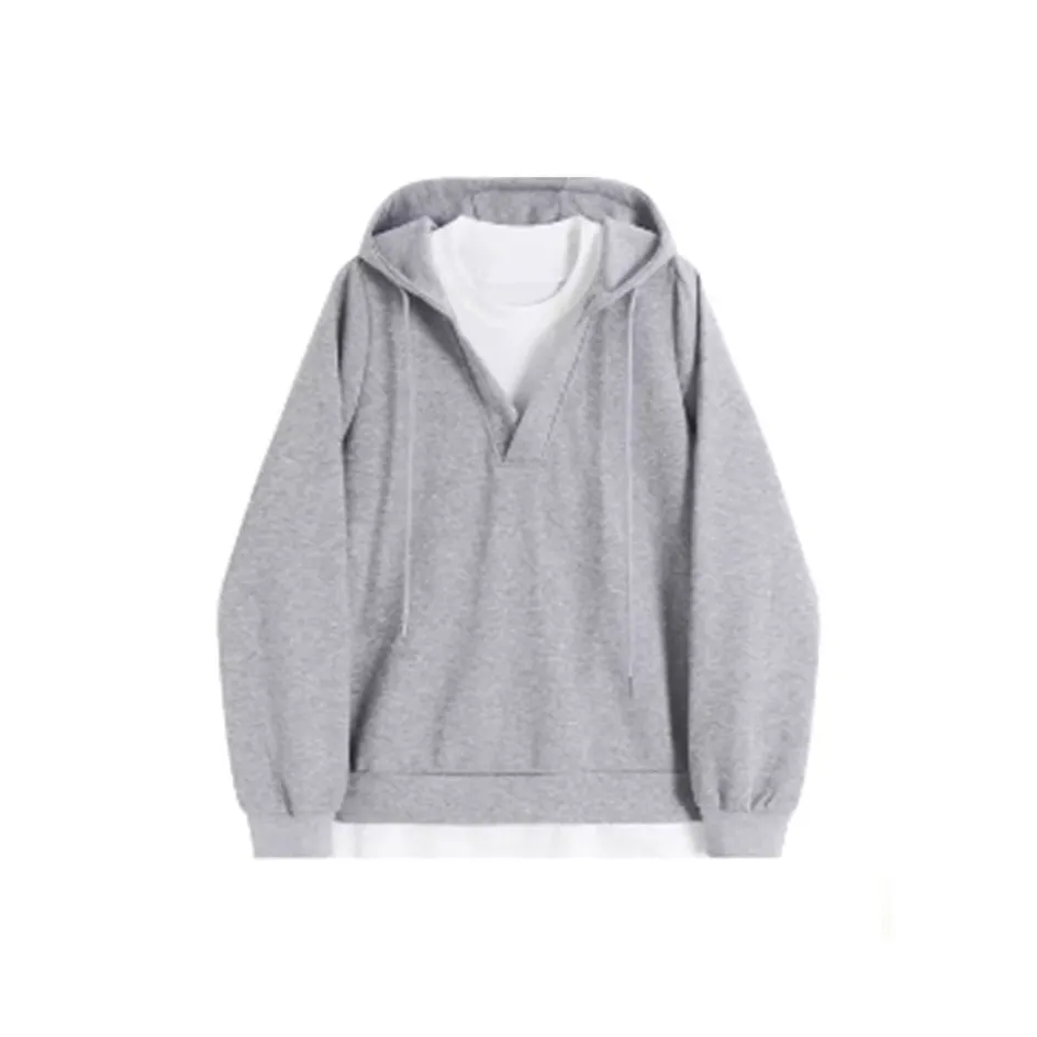 XIAOLIZI Светло-серый унисекс свитшоты