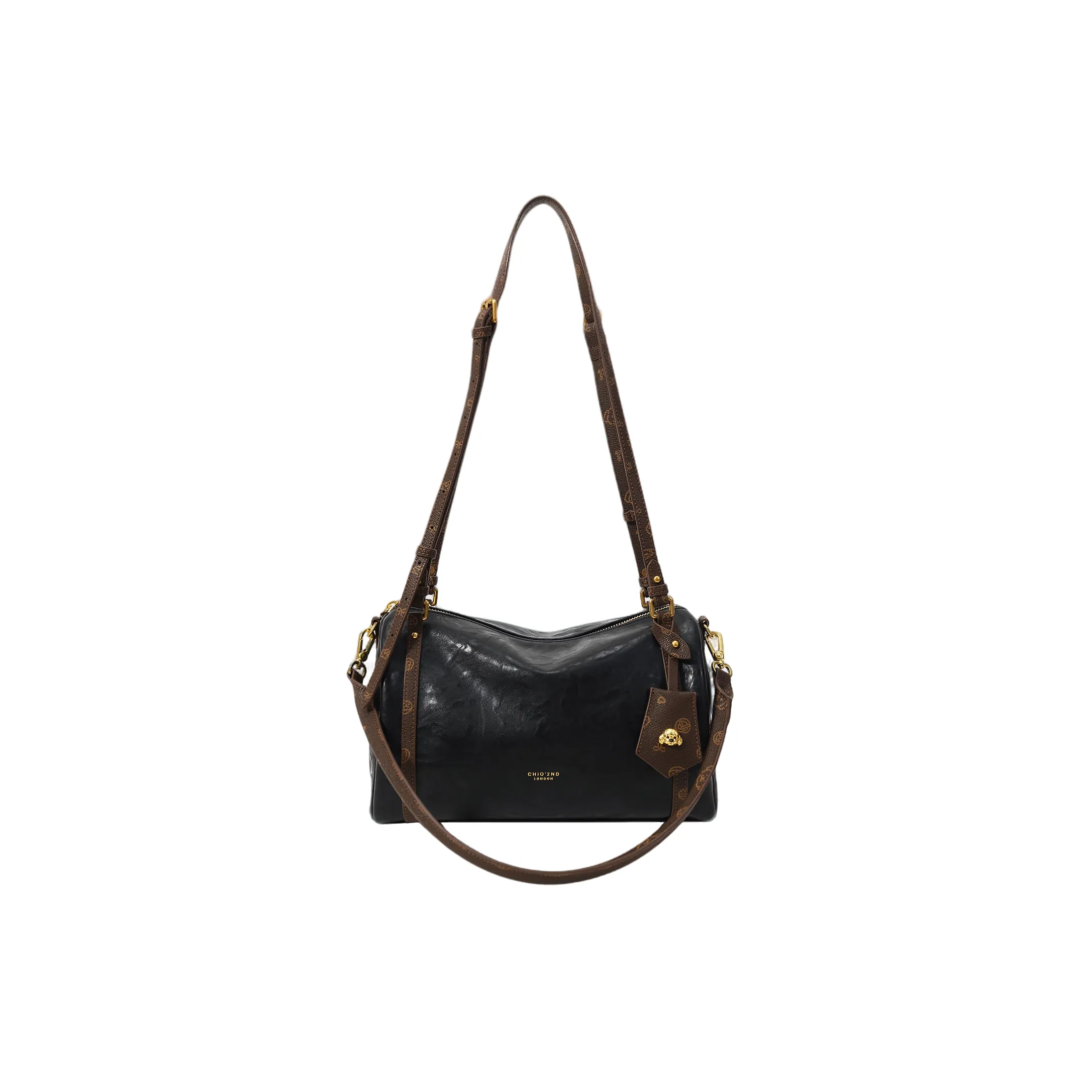 PAYOT Синтетическая кожа Темно-ночной Рыцарь Сумка на плечо Стандартная Женская Черная