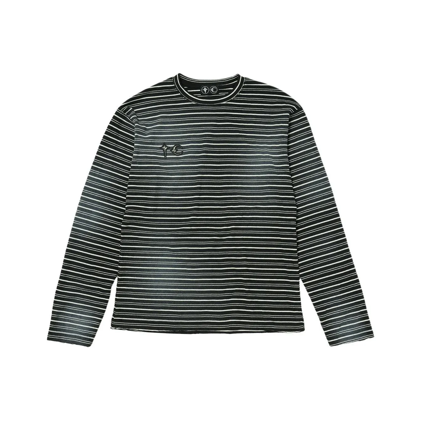 THUG CLUB FW25 25FW TC Полосатая рубашка с длинным рукавом унисекс