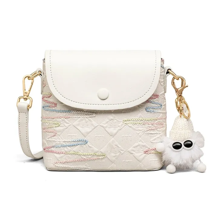 VINEY Сумка через плечо из синтетической кожи женская белая