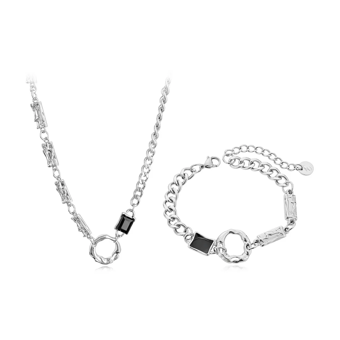 Inkopper Титановые стальные ожерелья унисекс