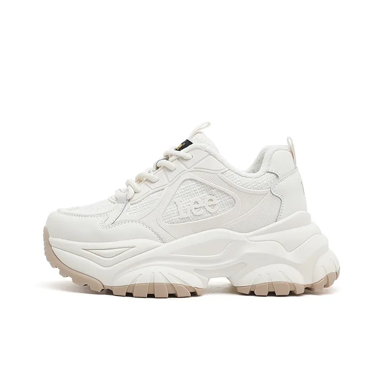 Lee Устойчивые к истиранию Низкие Топ Кроссовки с Толстой Подошвой Женские