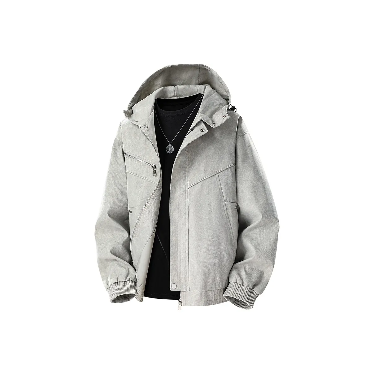 PGNC Свободный крой Топ Trendy Versatile Мужской Gorpcore Уличный Нишевый Товар Stylish And Practical Unisex