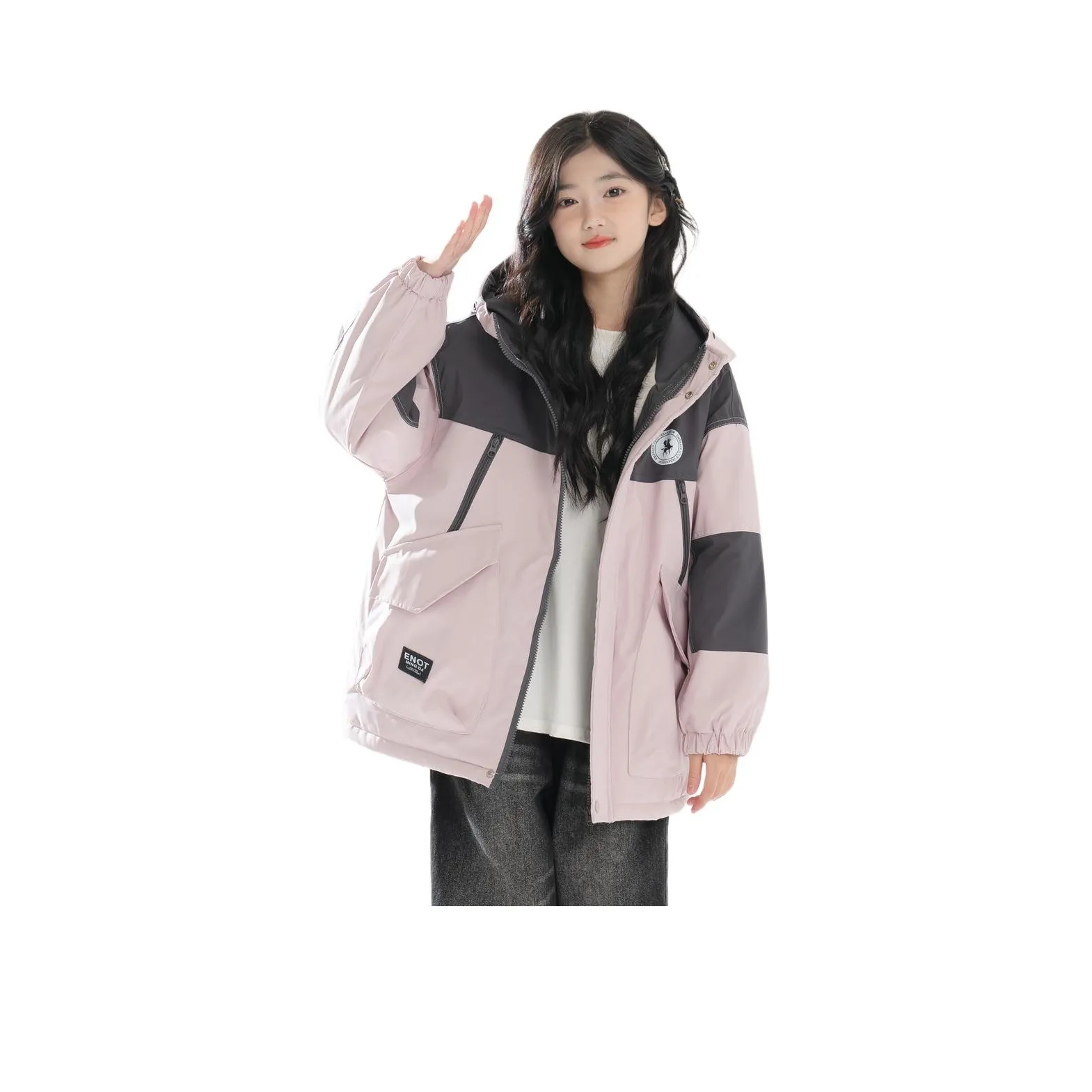 URBANSHOW Рабочая одежда Флисовая подкладка Утепленное пальто Зимнее