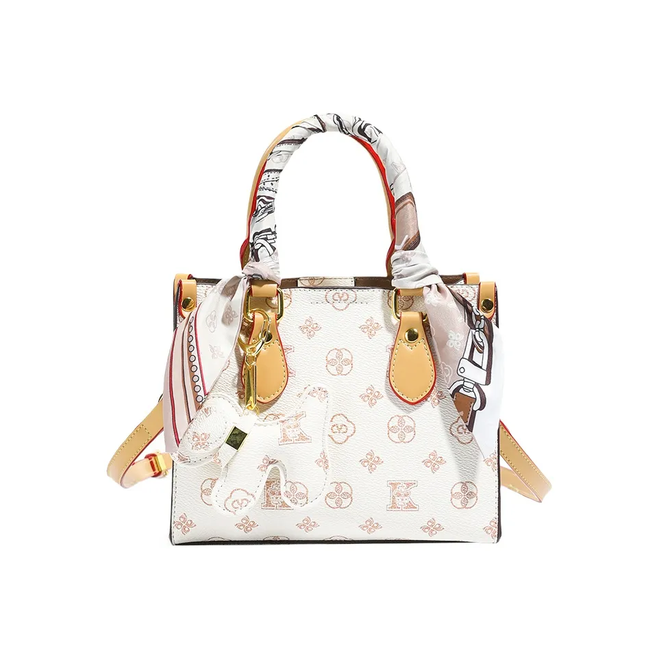 WRELS ПУ (полиуретан) Сумка через плечо Стандартная Подростки Экрю Абрикос Желтый Коричневый