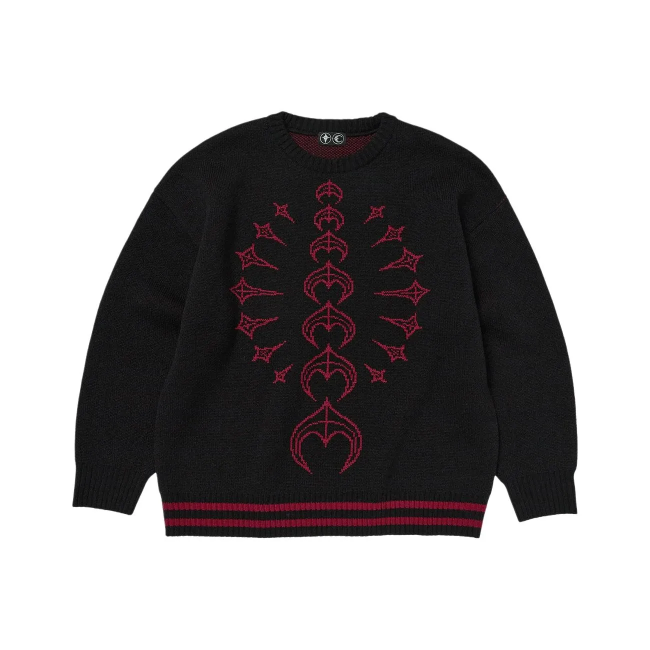 THUG CLUB Fw25 TC Кость KNIT Свитер Унисекс
