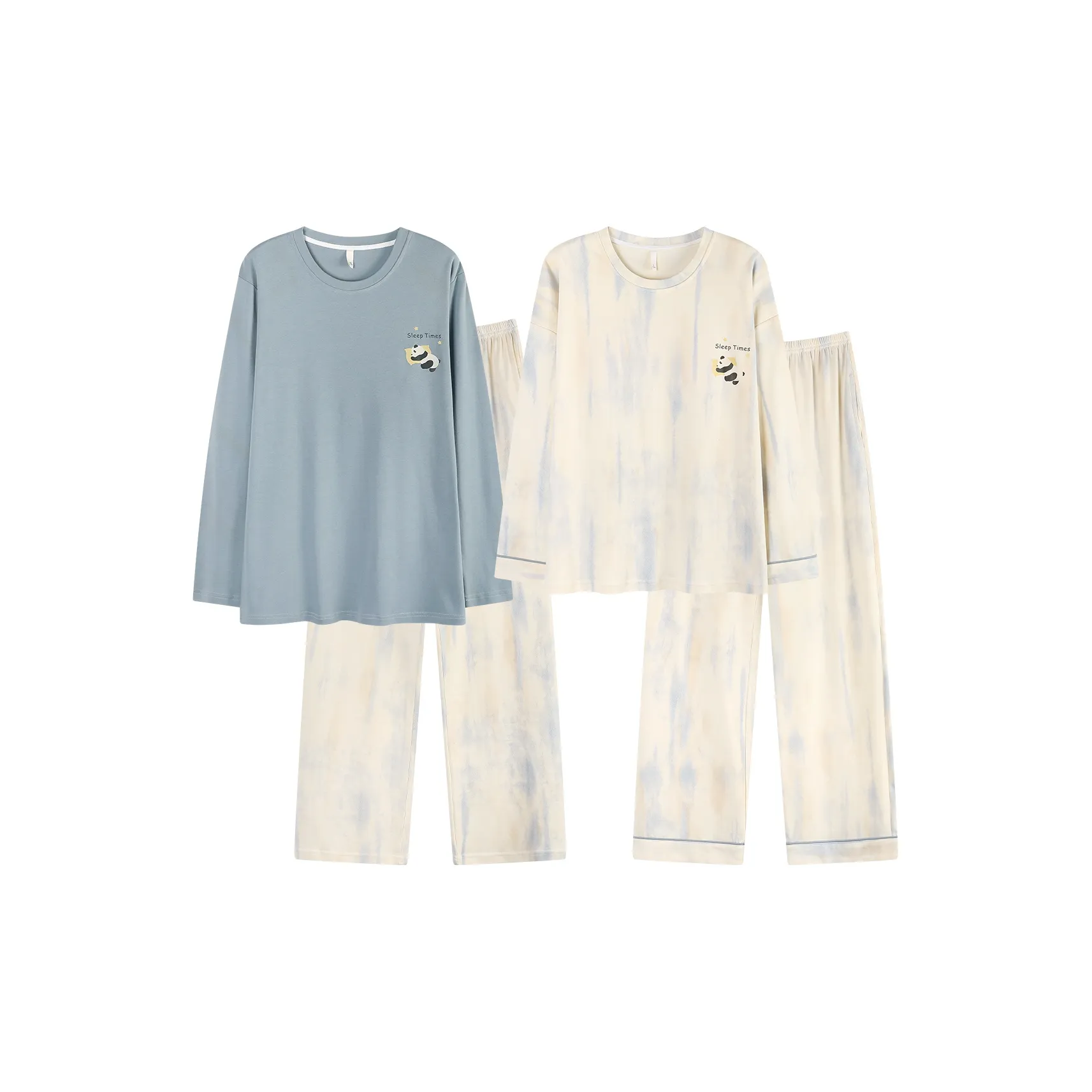 YIROUQING Пара Пижама Домашние комплекты Унисекс