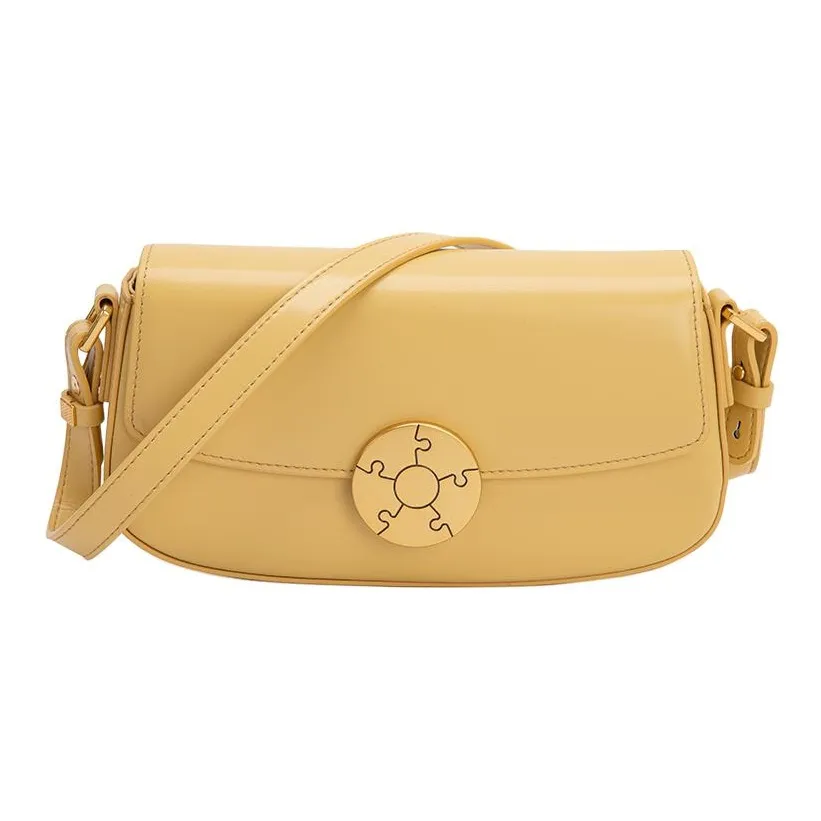 VENOF Сумка через плечо из коровьей кожи Маленькая Женская Груша Коричневый Винтажный Красный Francis Белый