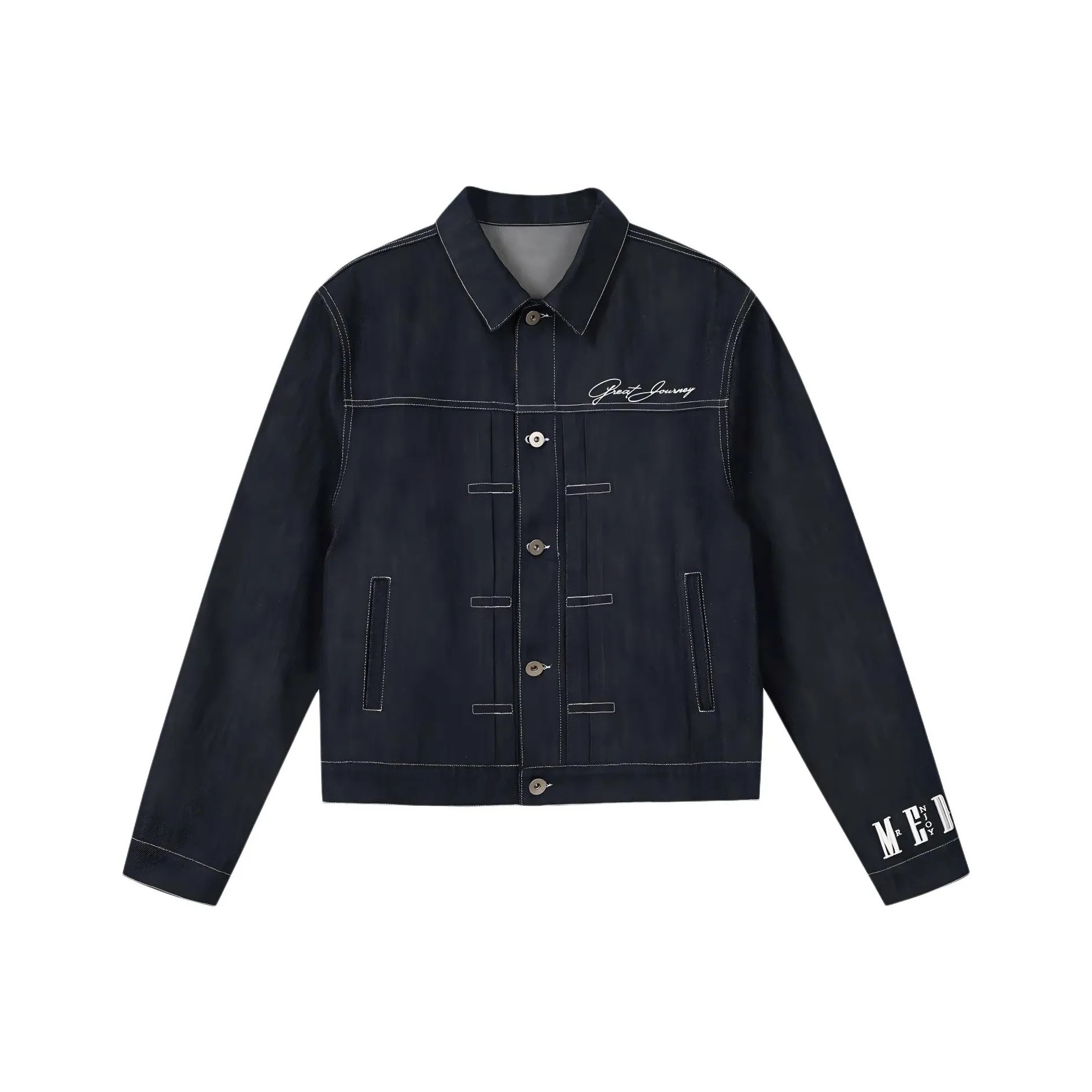 MR.ENJOYDA MONEY Синий Унисекс Джинсовые куртки