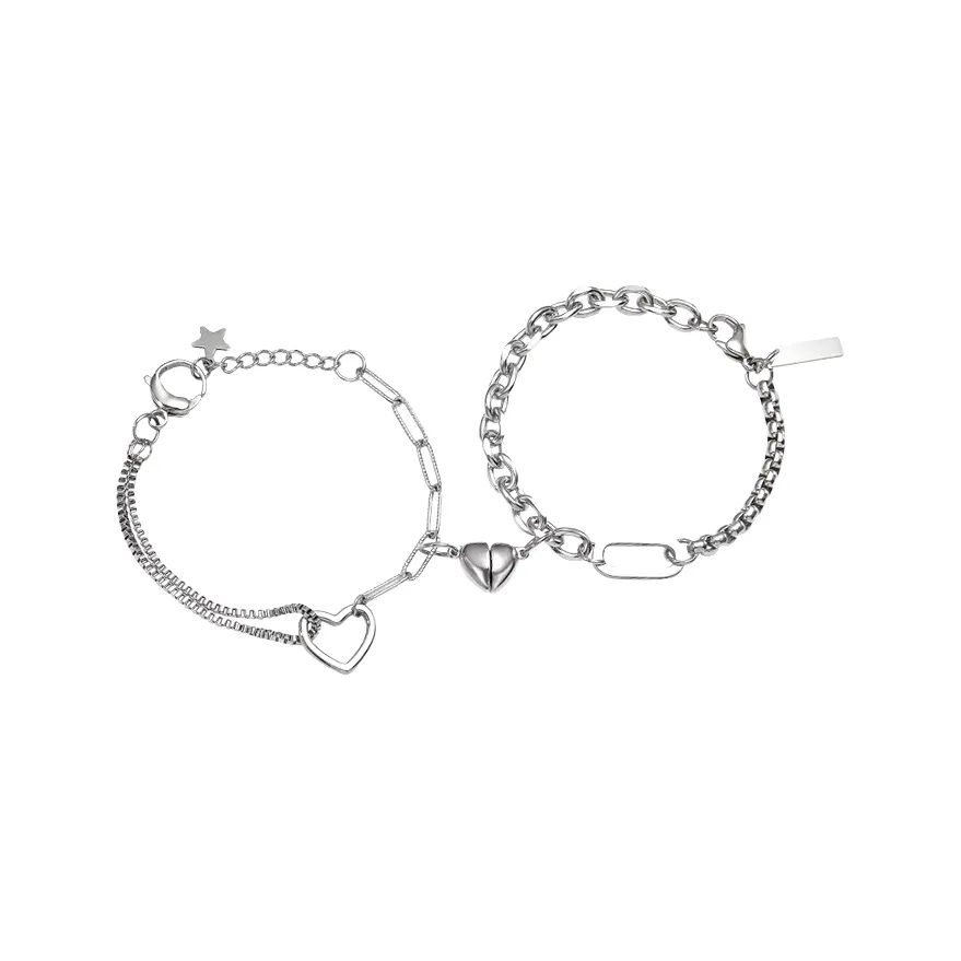 Quarqor Браслеты из титанового стального сплава Унисекс