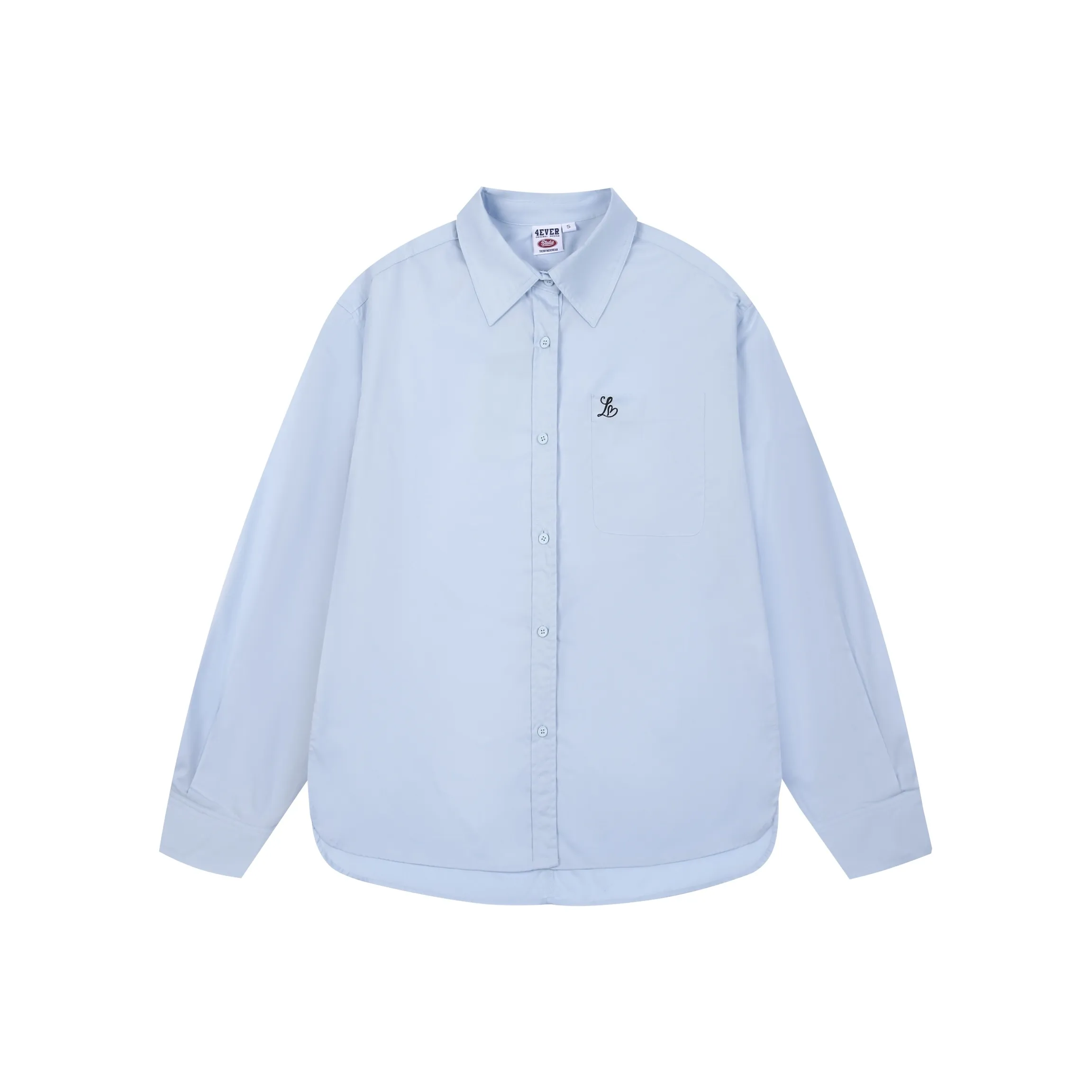4EVER LAB Светло-синие Женские Рубашки