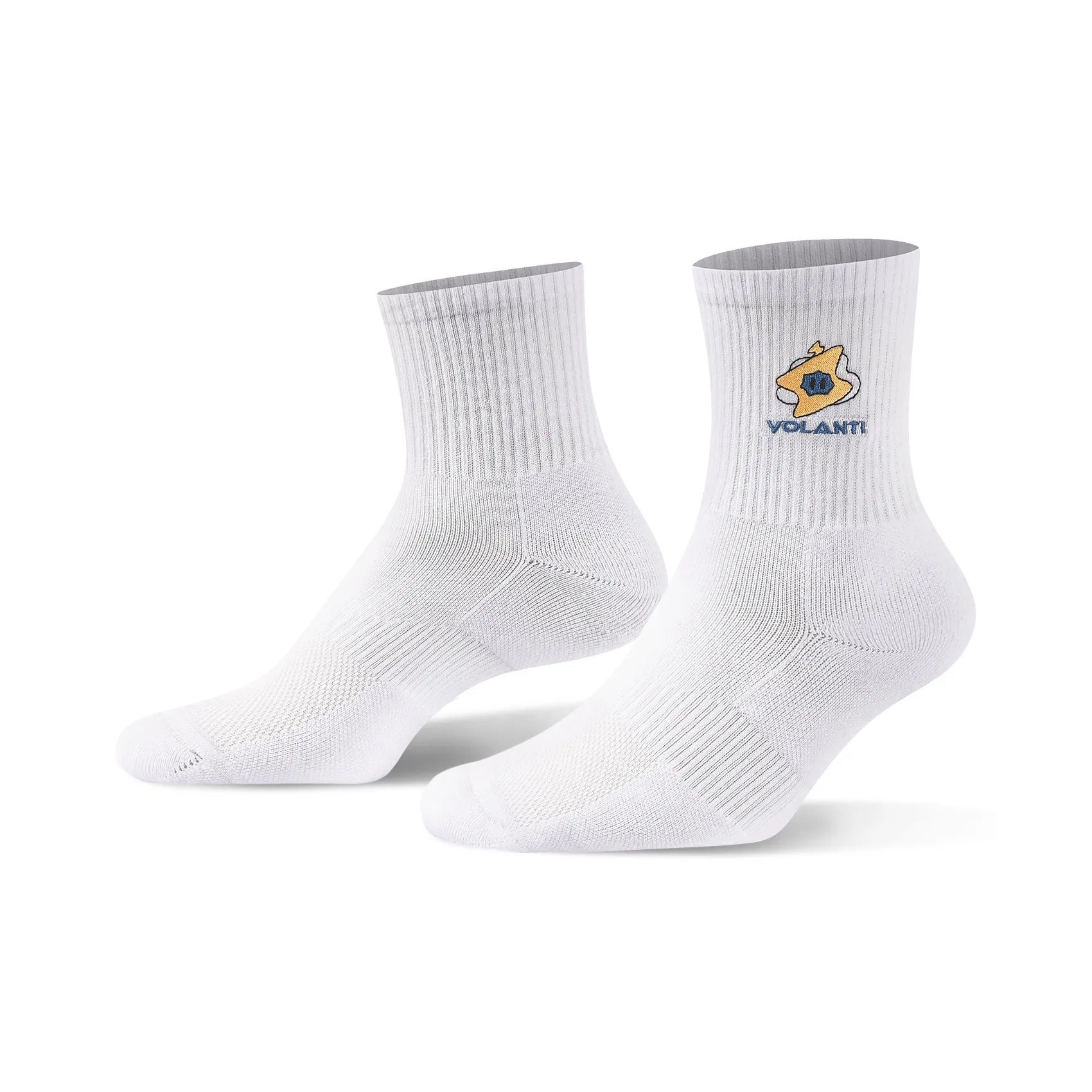 Volanti Белые Унисекс Беговые Носки