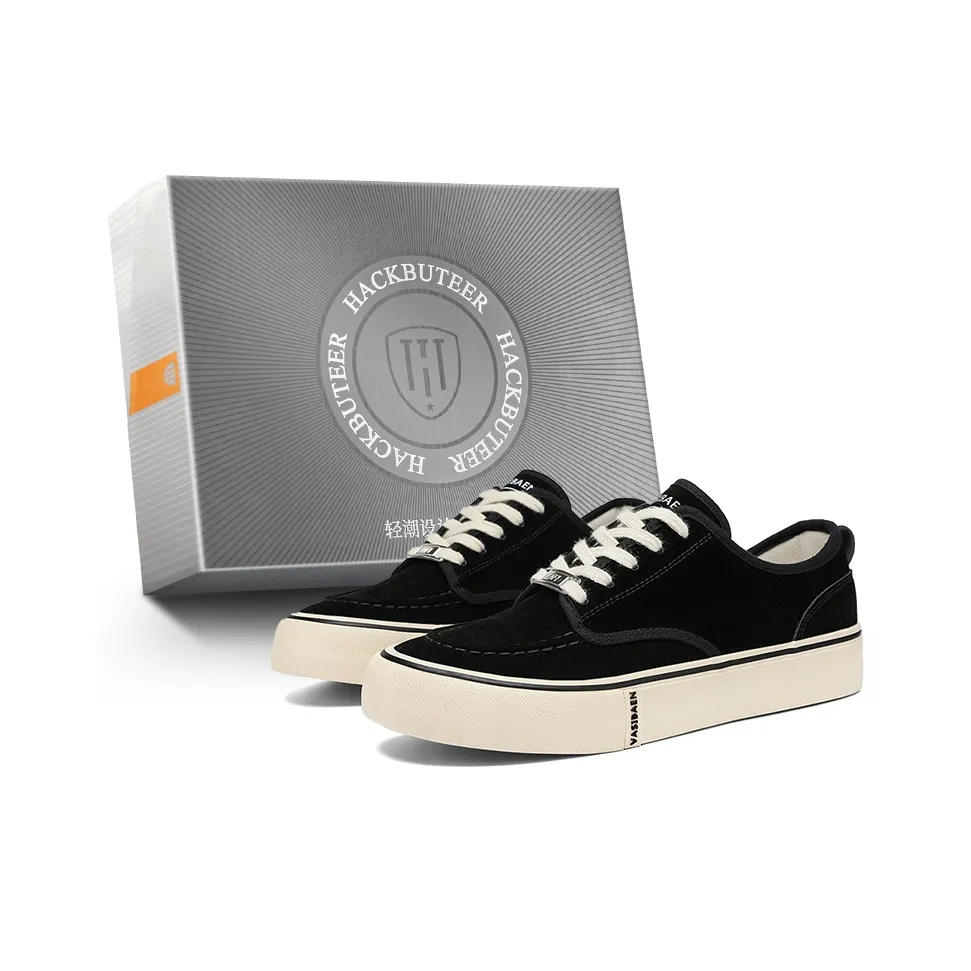 HACKBUTEER Низкие кроссовки для скейтбординга с топом Men's Box Включено