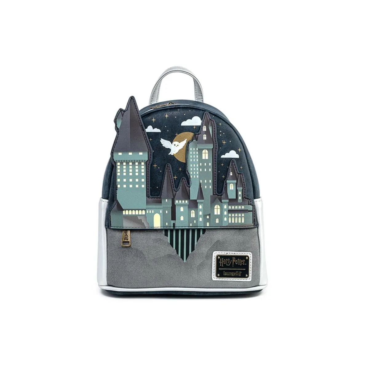 Loungefly Кожа Рюкзак Мини Унисекс Серый