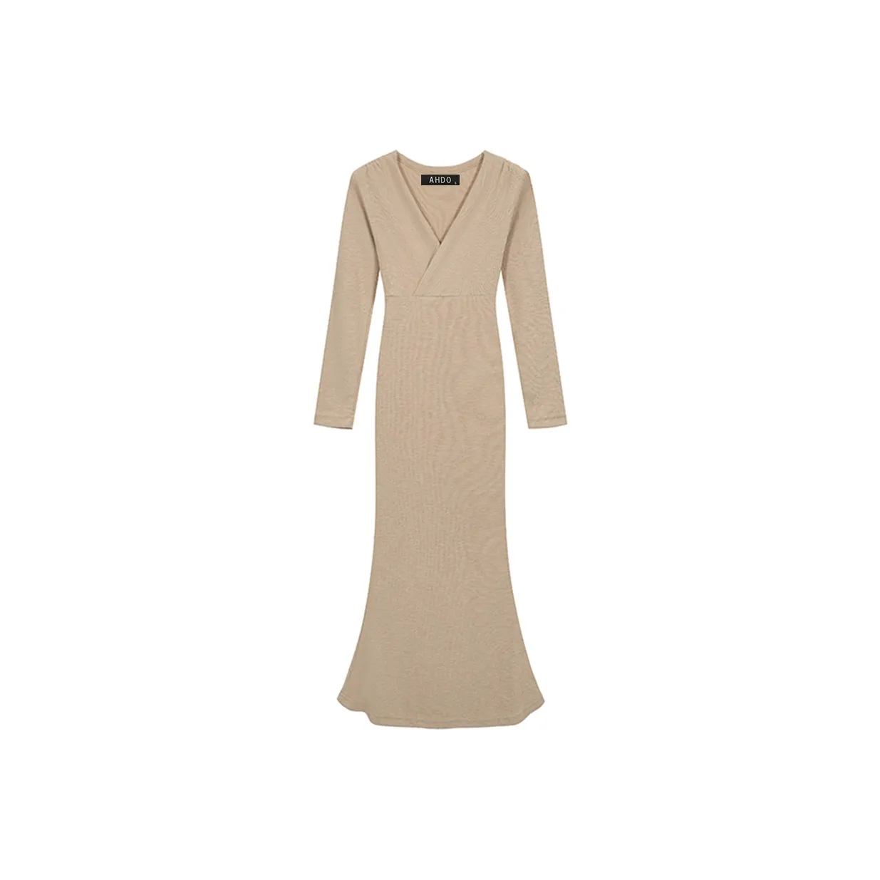 AHDO Длинное платье с длинными рукавами женское