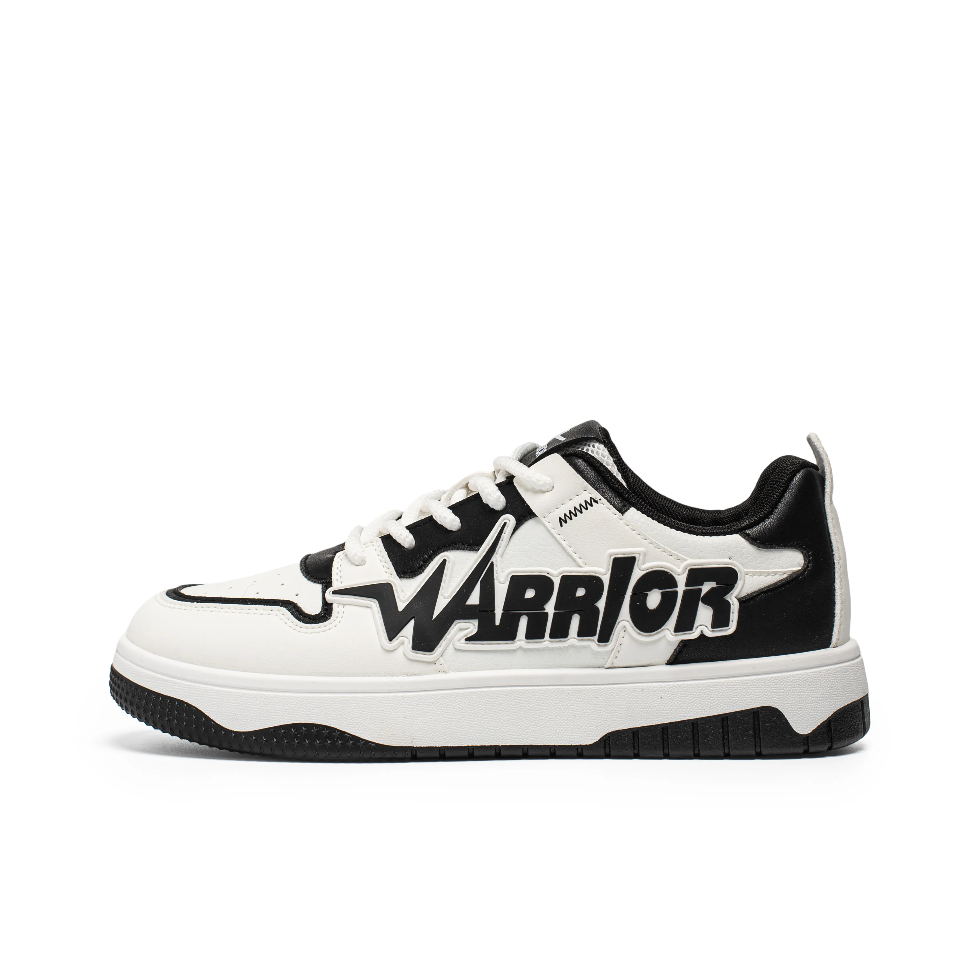 Warrior Покрытие против скольжения устойчивый к истиранию и поддержка баланса низкий топ кроссовки для скейтбординга мужские белый черный