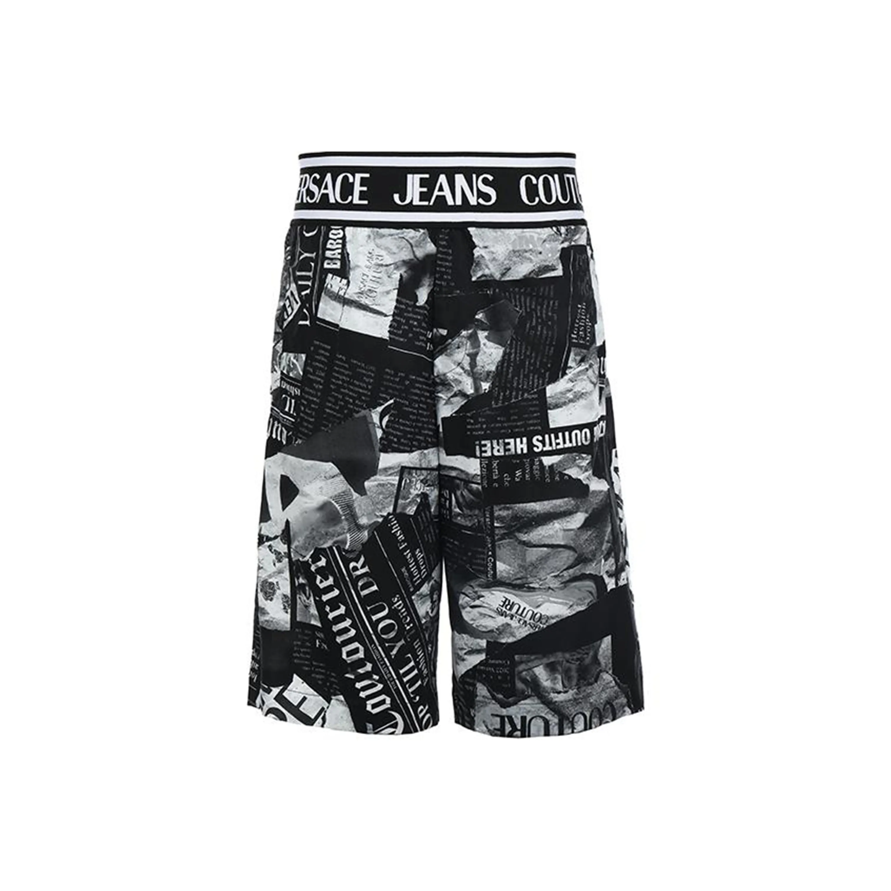 VERSACE JEANS COUTURE Casual Shorts Men Black