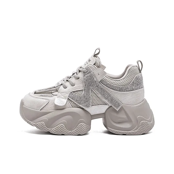 DAPHNE Устойчивые к истиранию противоскользящие низкие топовые кроссовки с толстой подошвой женские