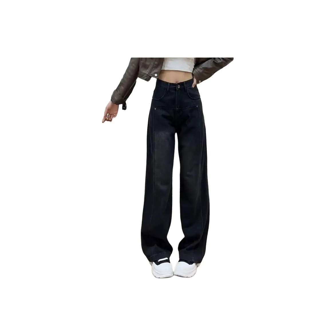 9c collective Черный Серый Цвет Женские Джинсы