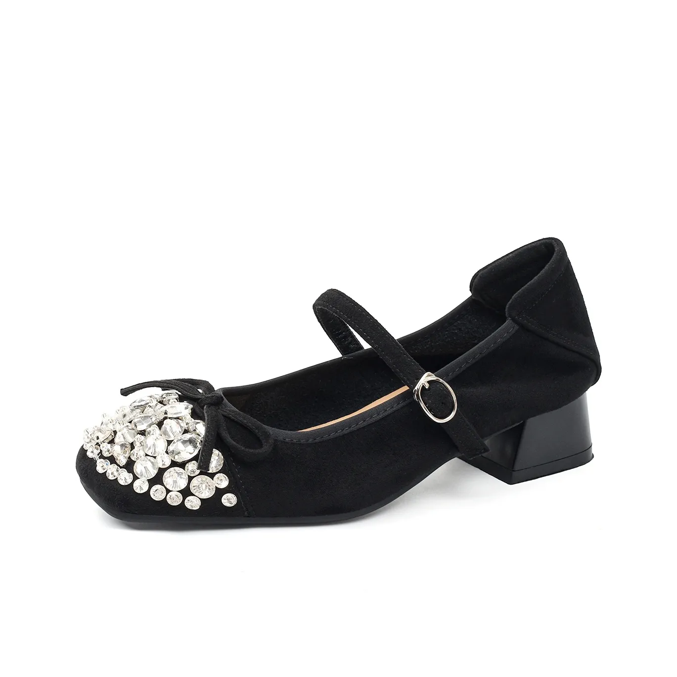 Beijiani Грубый каблук Мэри Джейн туфли 3,5 см Женские