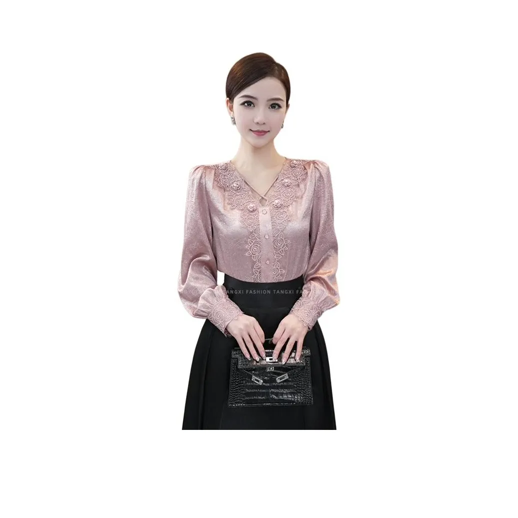 Tang Xi Розовые Женские Рубашки