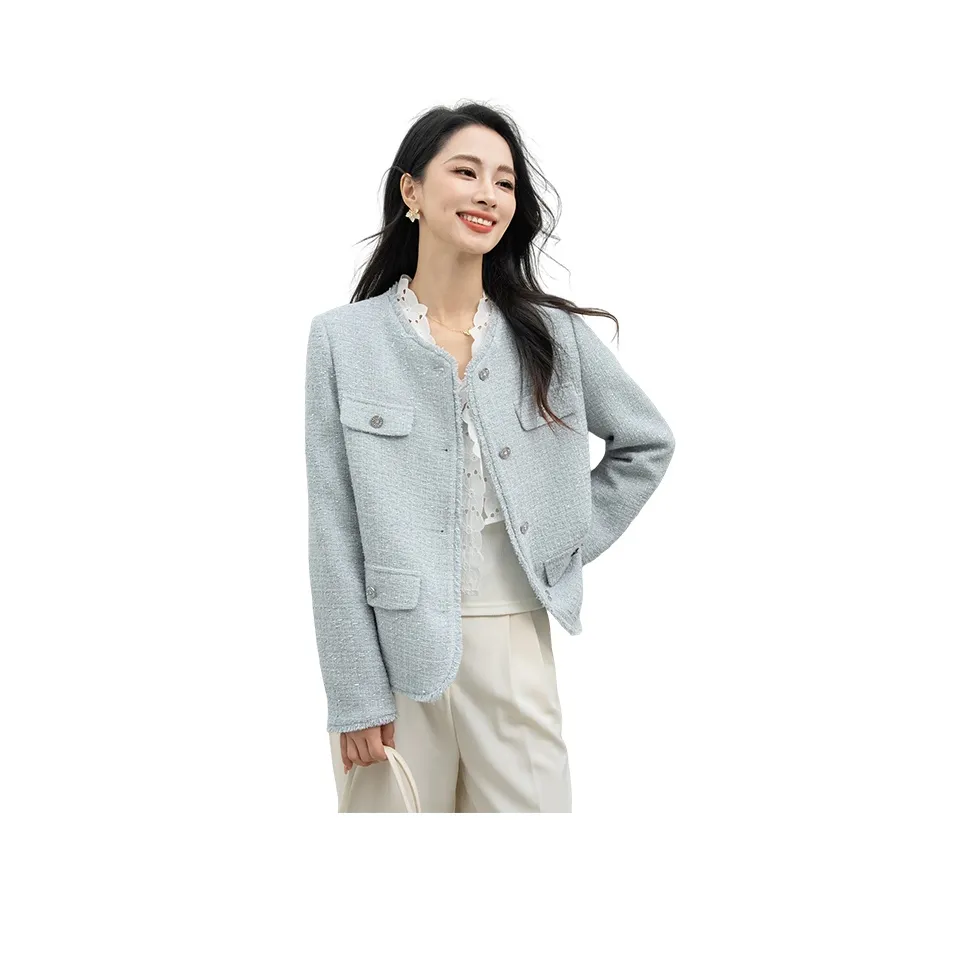 Shavani Осенний пальто вдохновленный Chanel для женщин