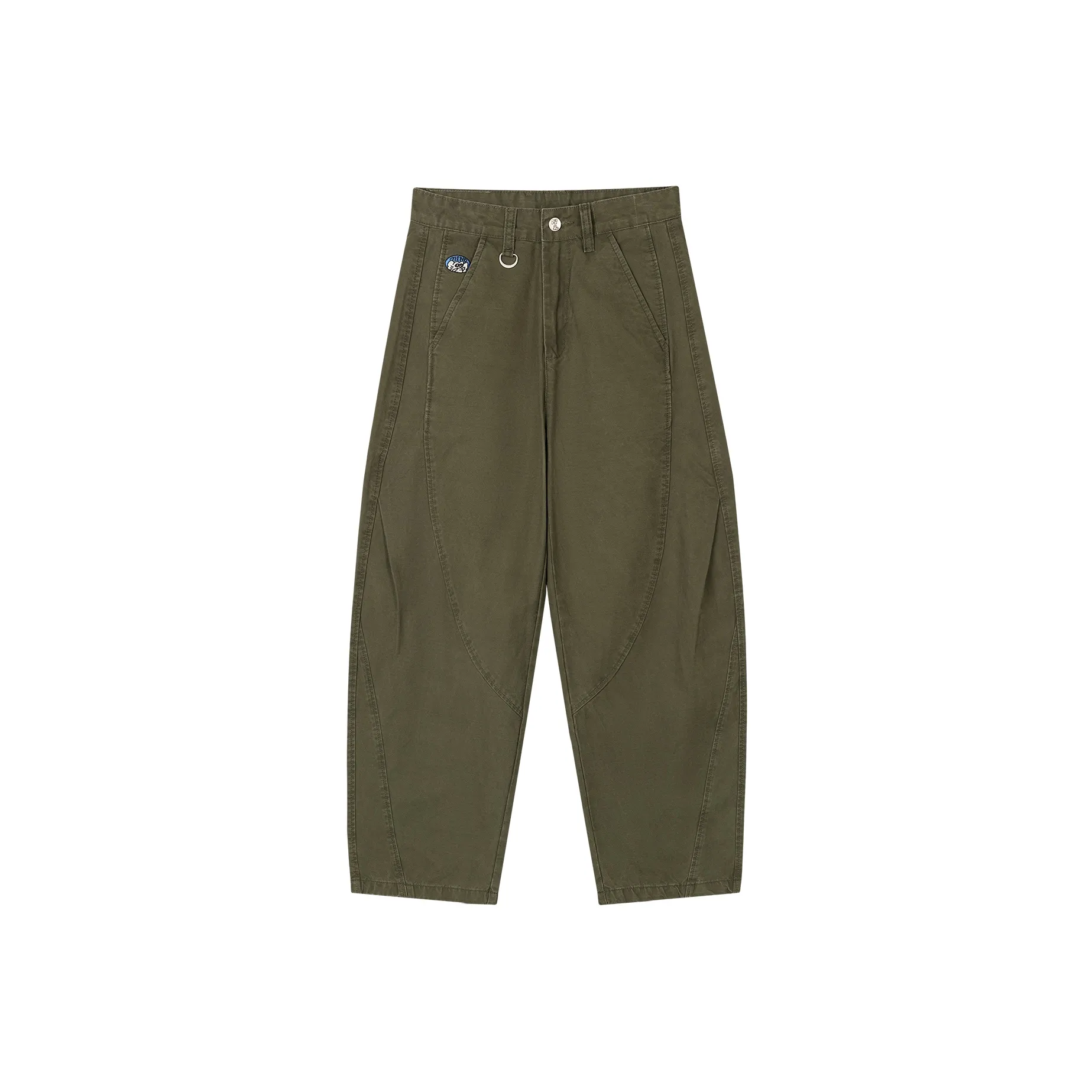 MIND ERROR Темно-серый зеленый унисекс повседневные штаны