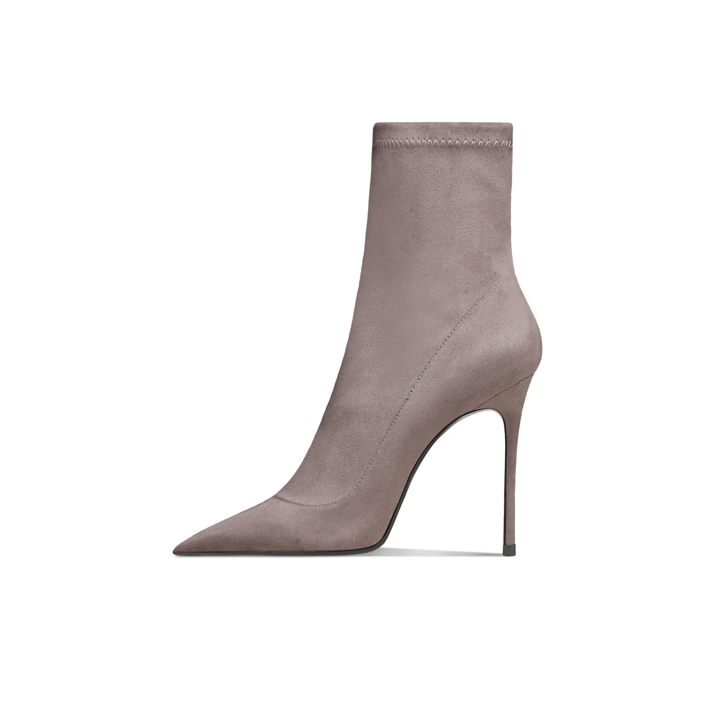 Siwei Crew Осенние и зимние ботильоны с заостренным носом узкий каблук супер высокий каблук женские элегантные универсальные ботильоны