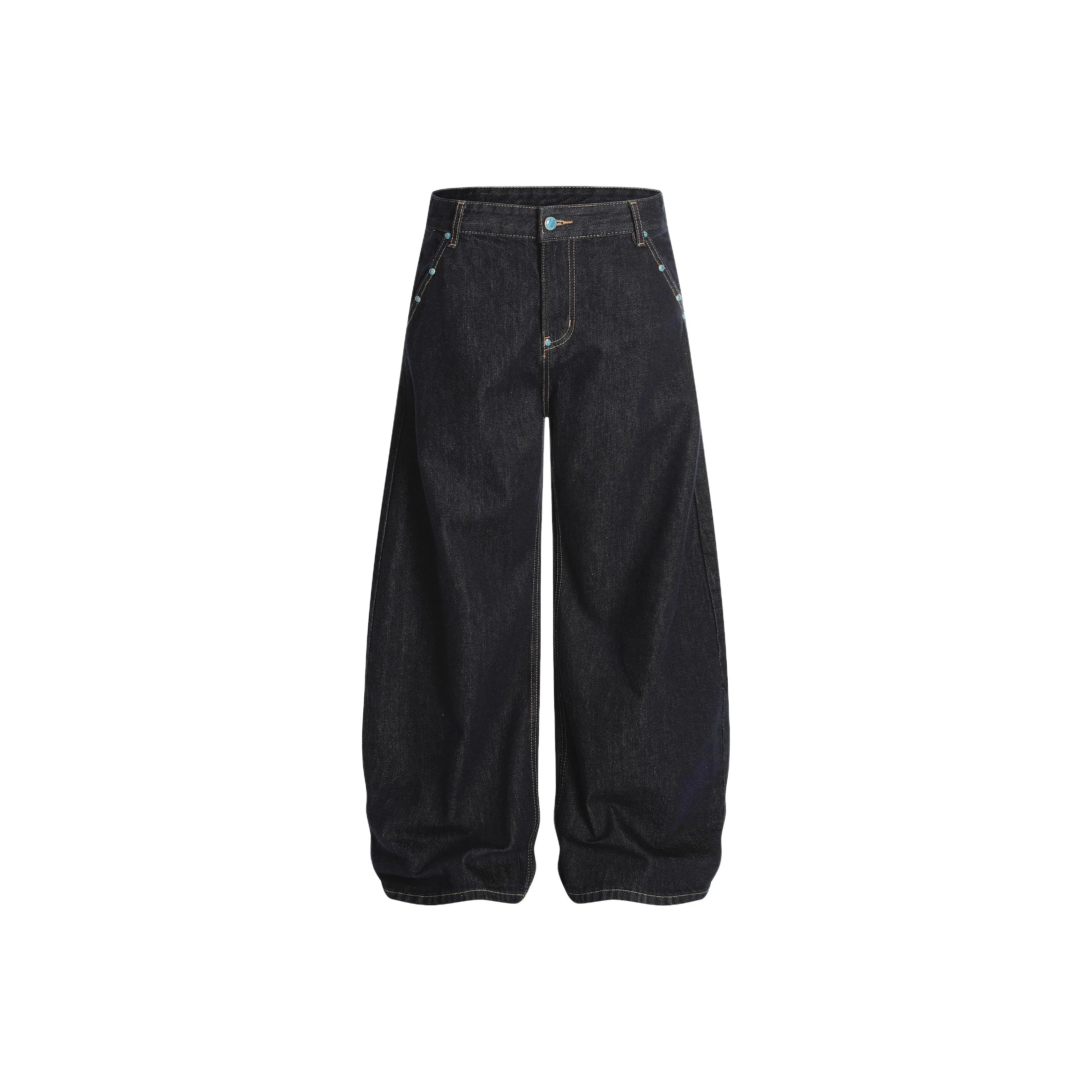 ENPofficial Весна And Осенний Джинсы Стильный Свободный крой Универсальные Брюки Унисекс