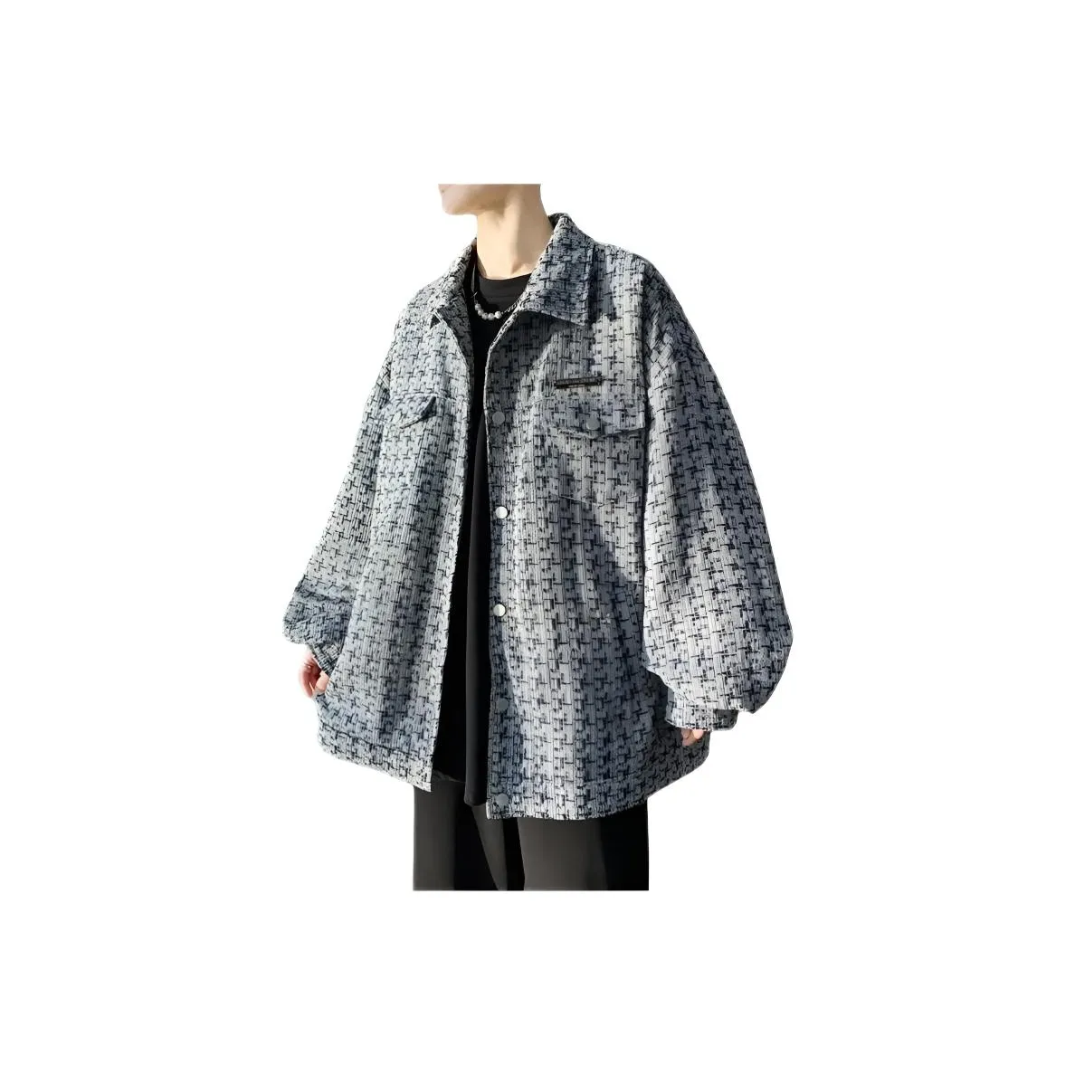 Wooden Rabbit Свободный крой Универсальный Модный Бренд Уличная мода Куртка Мужская