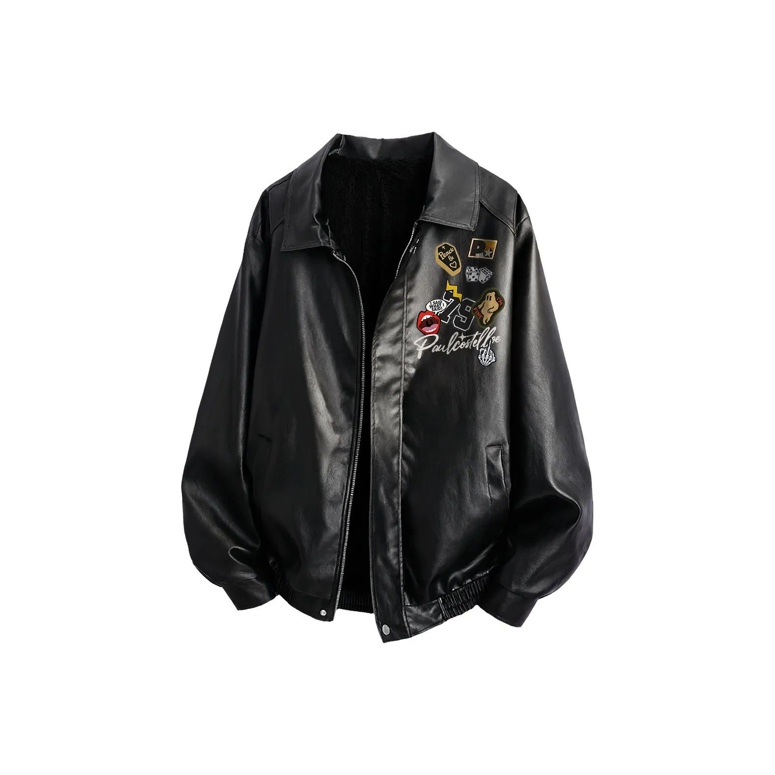 PAUL COSTELLOE Кожа Куртка Унисекс