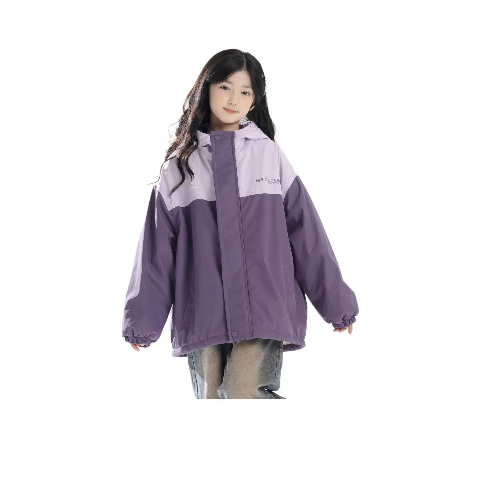 URBANSHOW [Флисовый утепленный парка пальто] Зимний детский