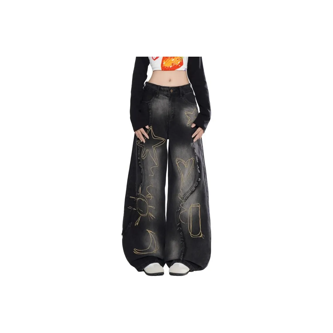 TESTUNG Унисекс Джинсы