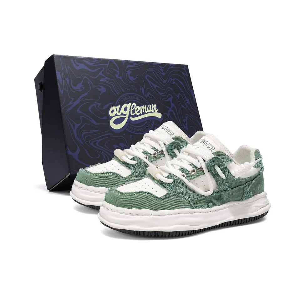 OUGLEMEN Обувь Износостойкая и противоскользящая Низкий топ Повседневная обувь Мужская