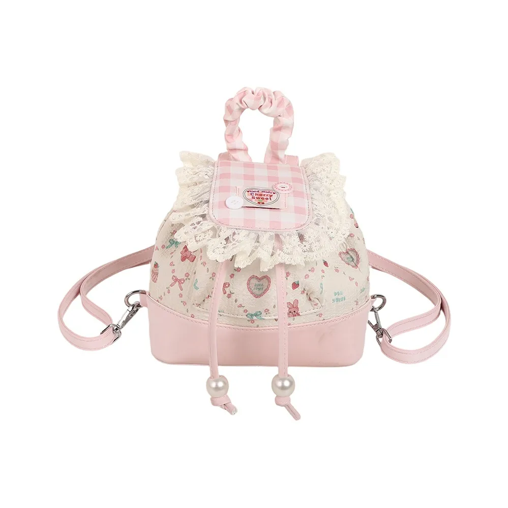 AUNG ПУ (полиуретан) Рюкзак Стандартный Пузырьки Розовый Пузырьки Синий