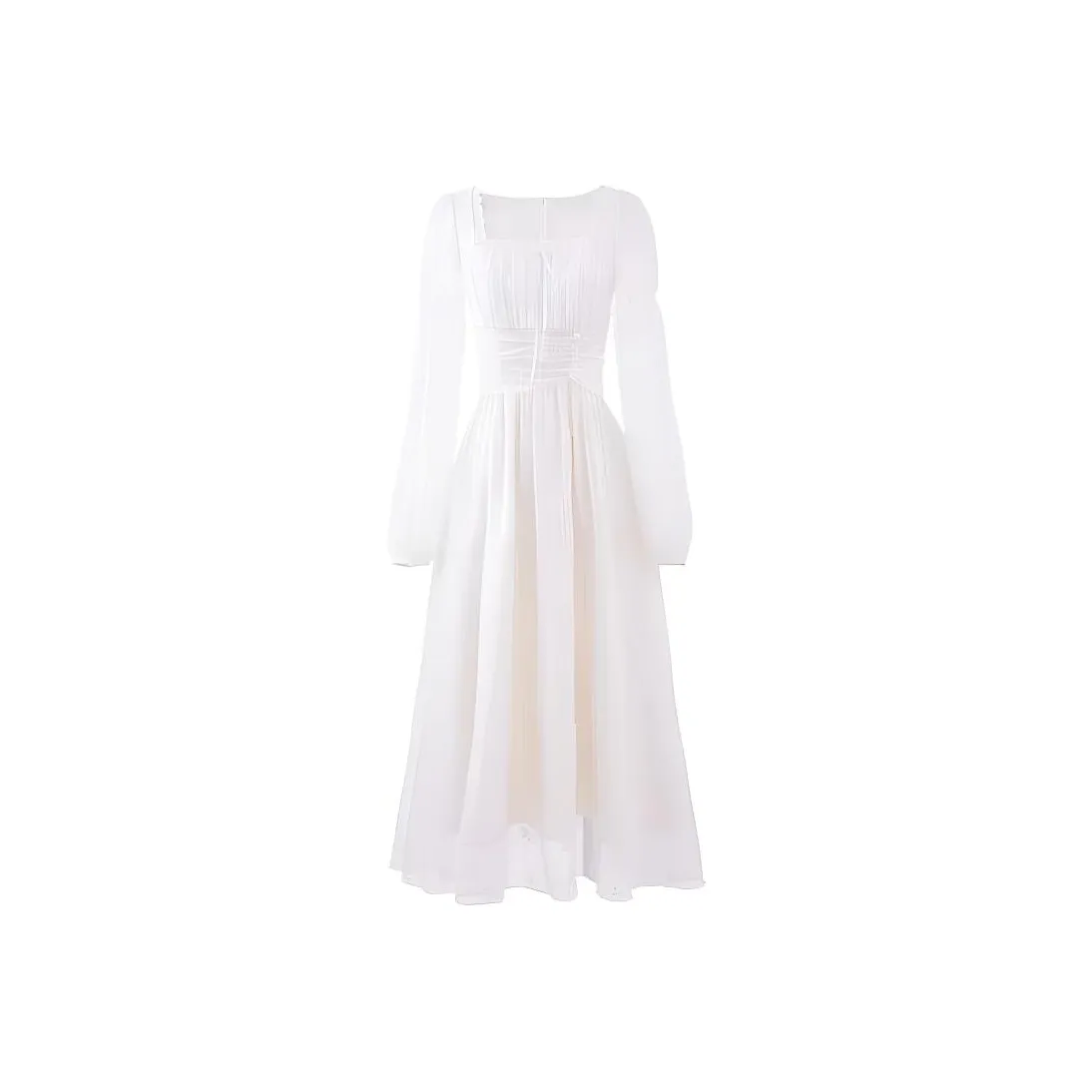 SYEEE WITH U Длинное платье с длинными рукавами женское